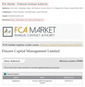 英国FCA警告外汇平台FCA Market无牌经营