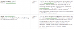 新西兰FMA警告涉嫌克隆的外汇平台Mahi-FX及Lans-F