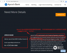 克隆不“死”，禁令不止！FCA针对Aproch Bank发出最